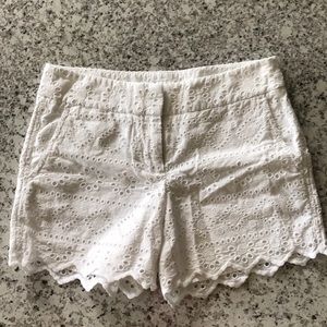 Vineyard Vines White Eyelet Shorts